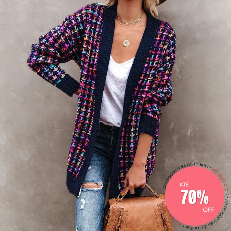 Cardigan Omega Roxo / P 201236303