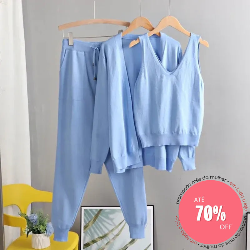 Conjunto Lainatti Azul / Único