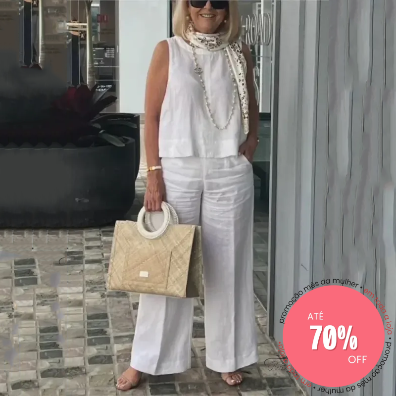 Conjunto Muchate Branco / P