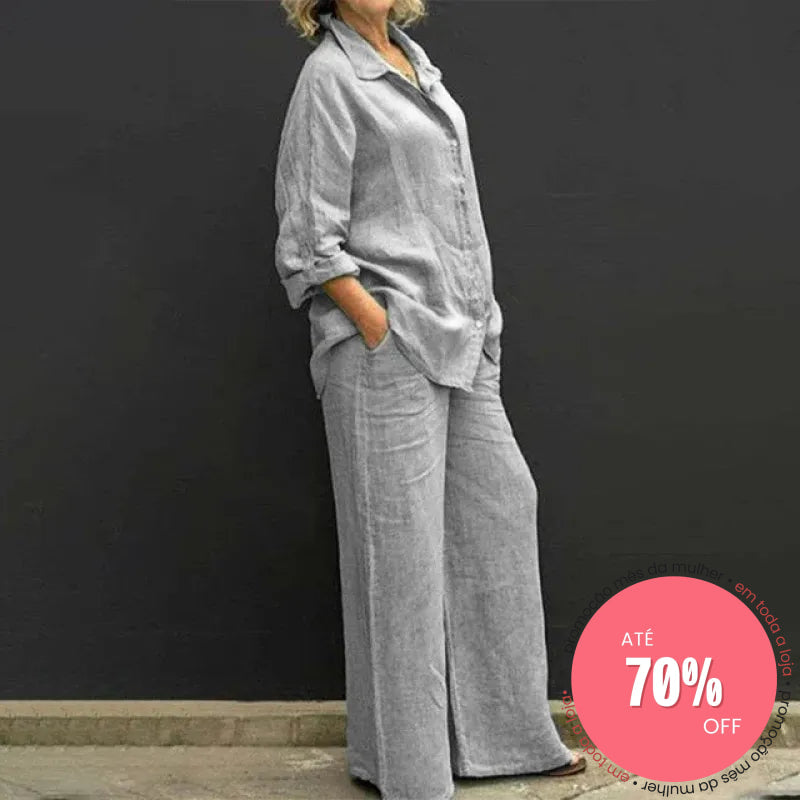 Conjunto Wester Cinza / G