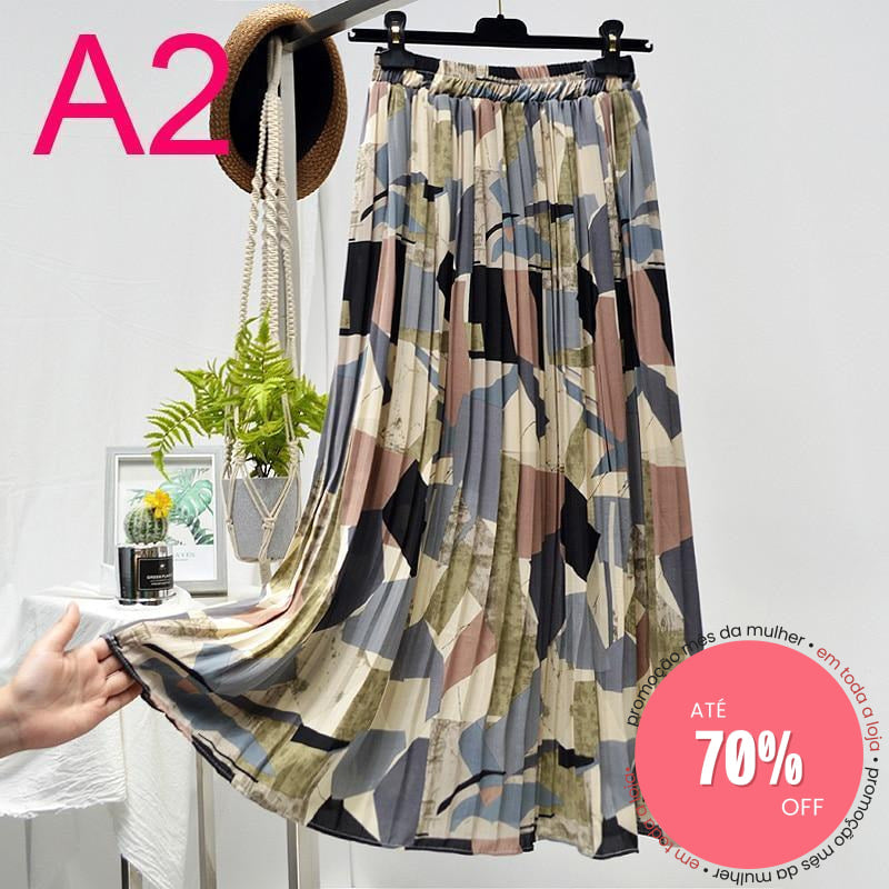 Saia Plissada A2 / Único (Descrição) 349