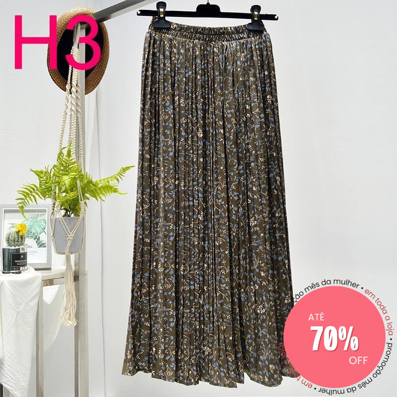 Saia Plissada H3 / Único (Descrição) 349