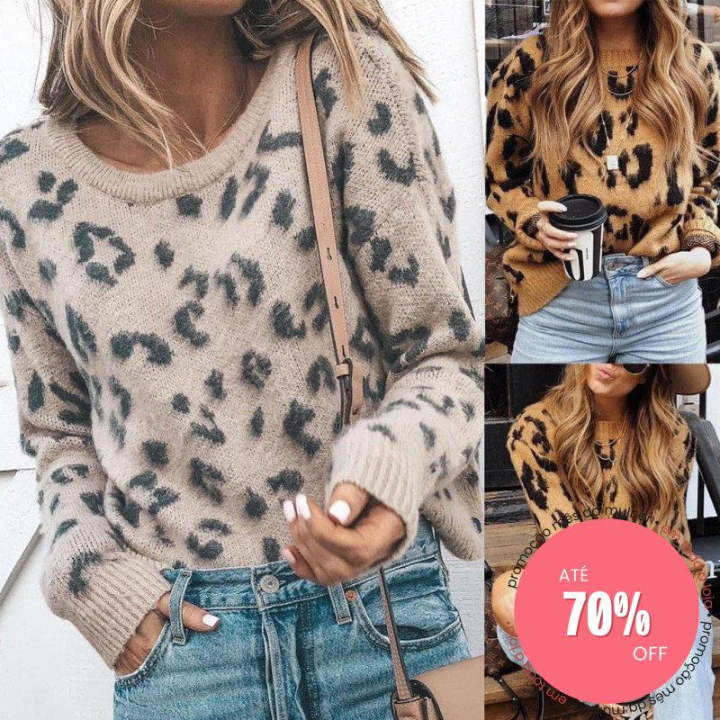 Suéter Leopardo 200000373