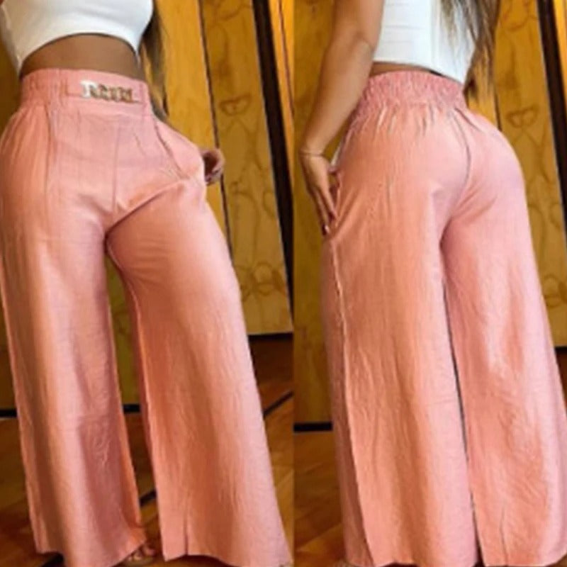 Calça Linharis Rosa / P