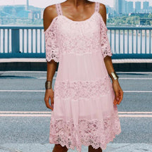 Vestido Jaegger Rosa / P