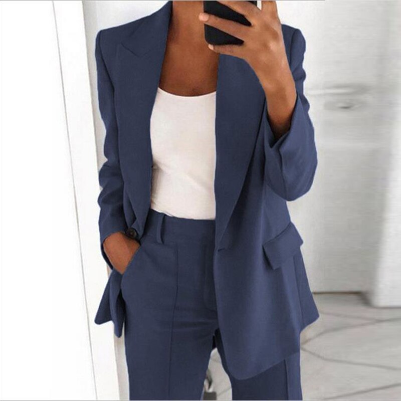 Conjunto Furquim Azul Marinho / P