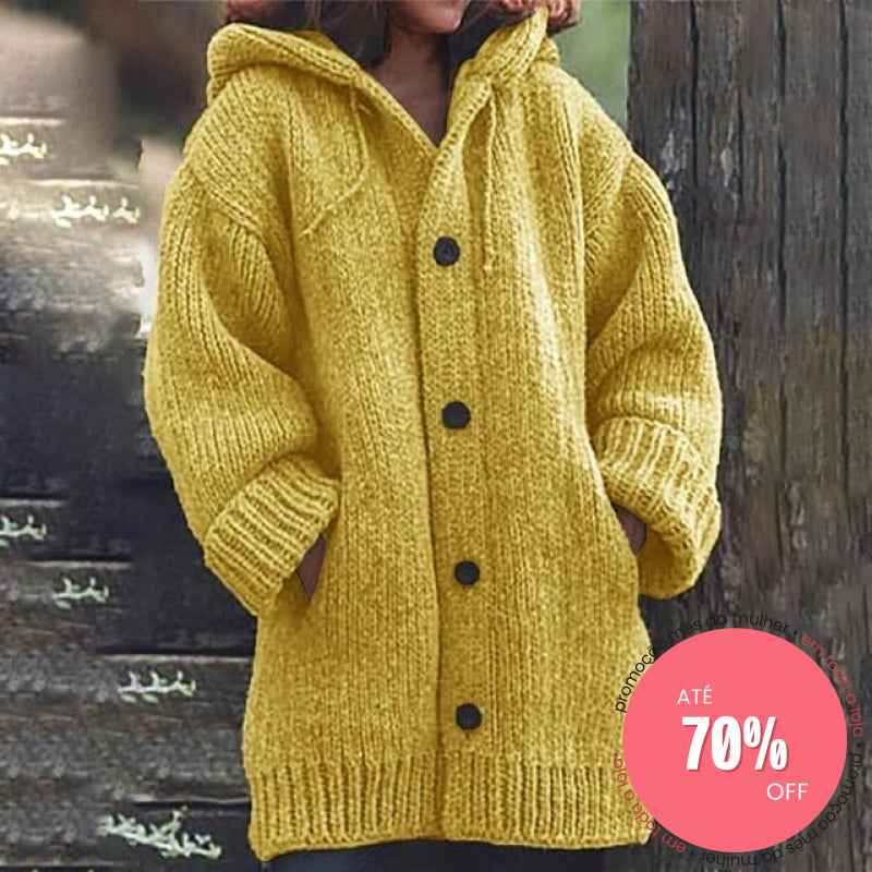 Cardigan Biaggio Amarelo / P
