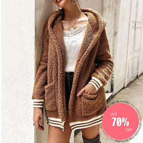 Casaco Fleece Caqui / P 200001911
