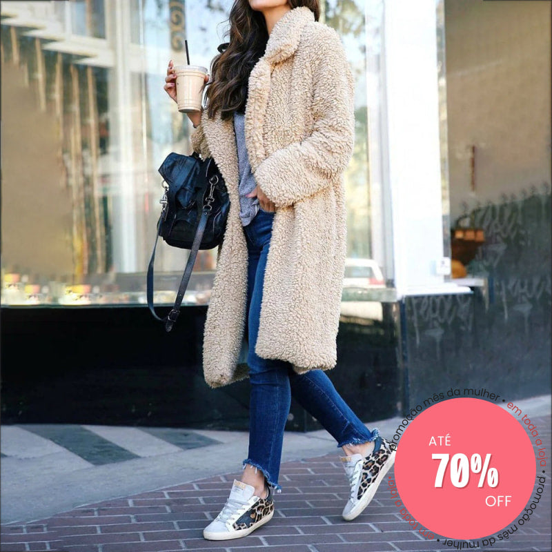 Casaco Trench Caqui / P Outono Inverno 2023