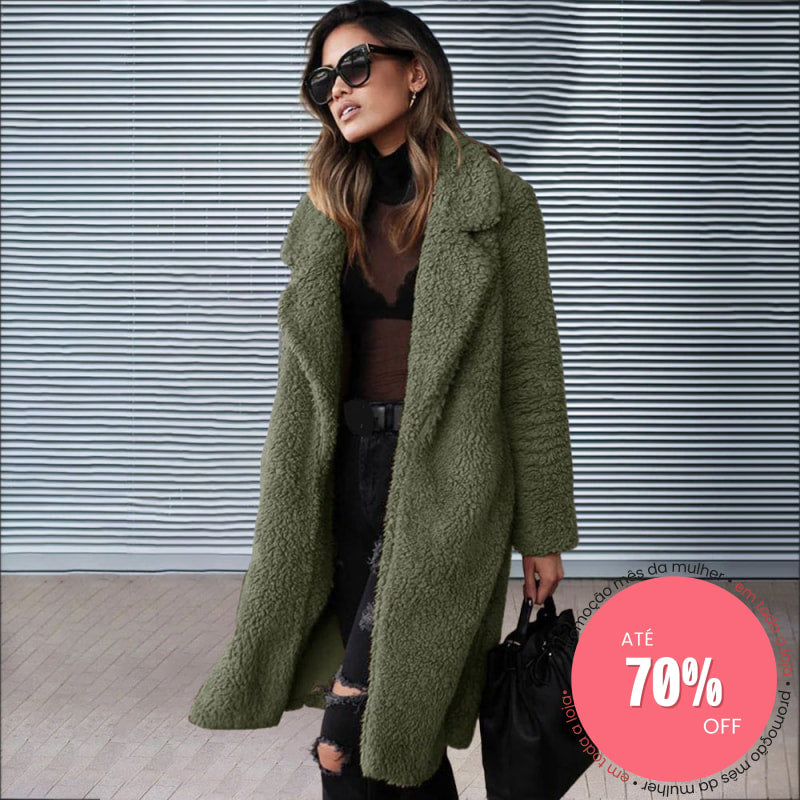 Casaco Trench Verde Escuro / P Outono Inverno 2023