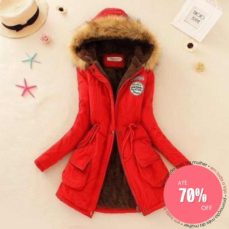 Casaco Velvet Vermelho / P 200000801