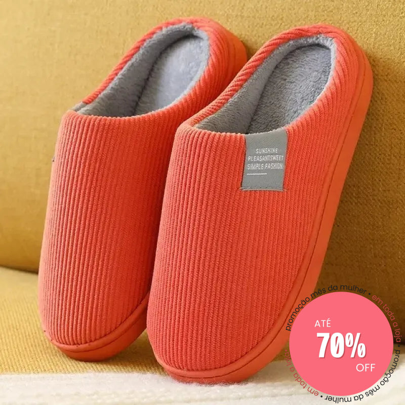 Pantufa Solano Rosa Salmão / 34 - 35