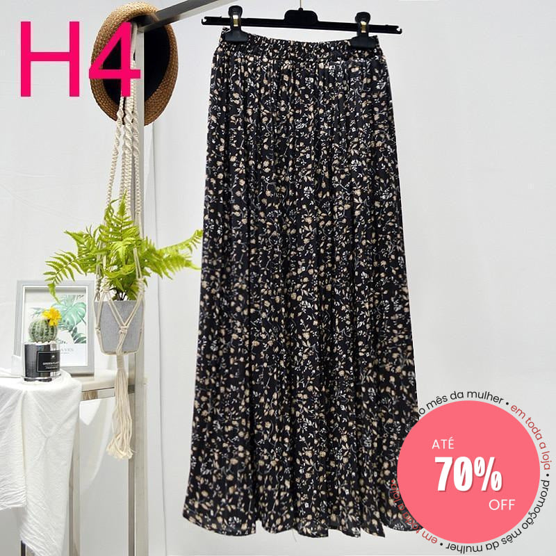 Saia Plissada H4 / Único (Descrição) 349