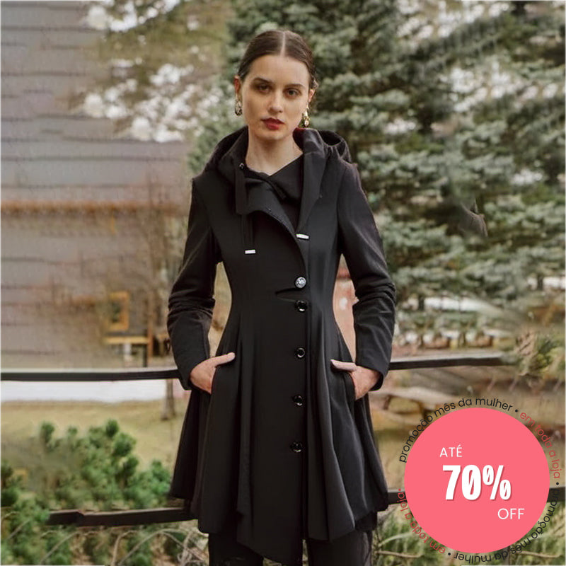 Sobretudo Algedi Cinza / P Sobretudo