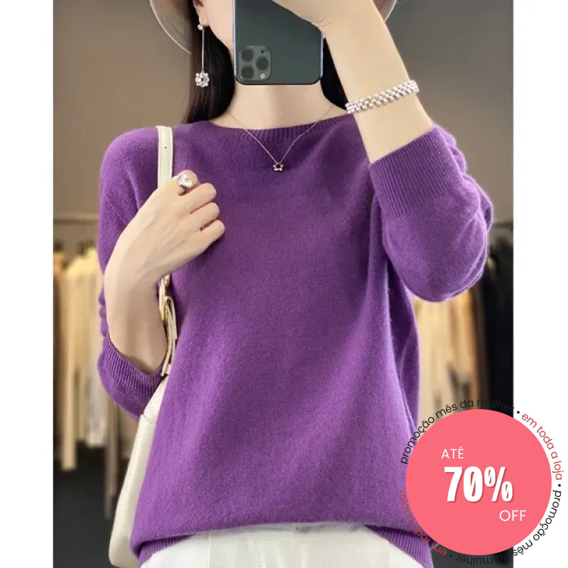 Suéter Karitha Roxo / P