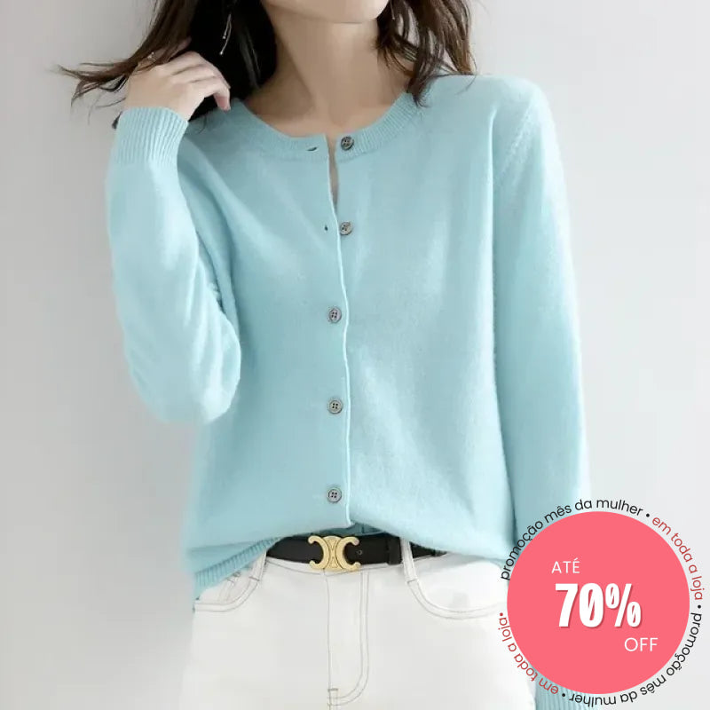 Cardigan Martha Azul Claro / M