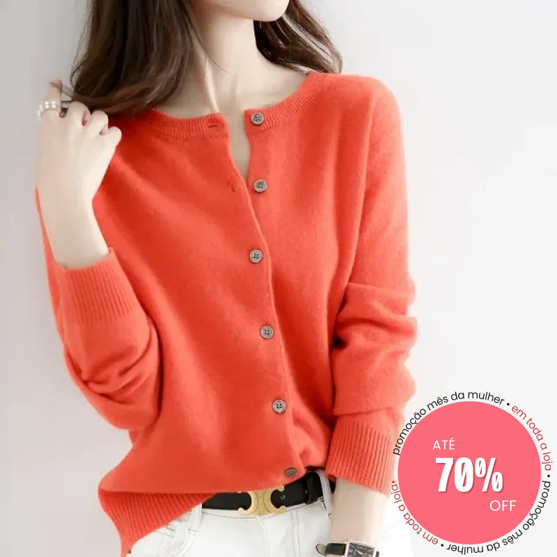 Cardigan Martha Laranja / M
