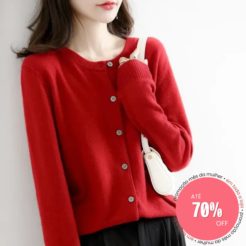 Cardigan Martha Vinho / M